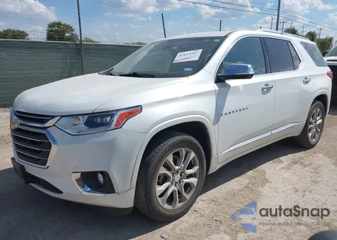2018 Chevrolet Traverse Premier z USA, uszkodzony, nr VIN 1GNERKKW2JJ283139